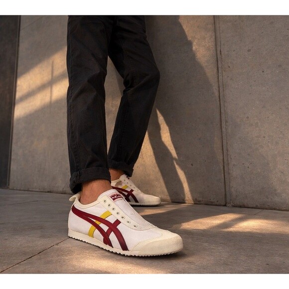 Onitsuka Tiger Mexico 66 Slip-On Cream / Beet Juice Men’s Shoes Size 10 EU 44 main image 8